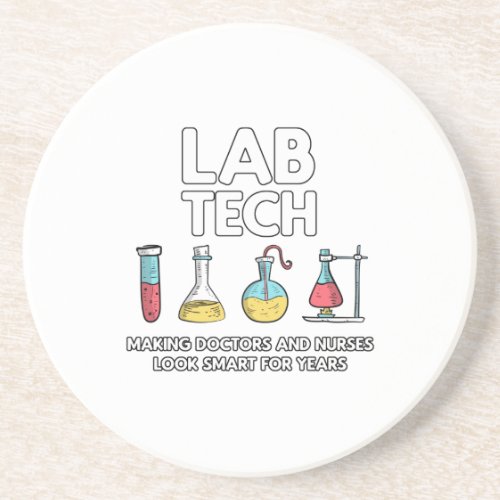 Lab Tech Laboratory Coaster