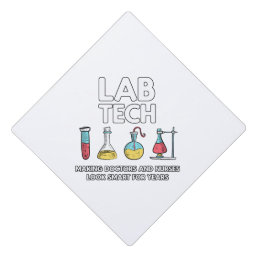 Lab Tech Laboratory Graduation Cap Topper
