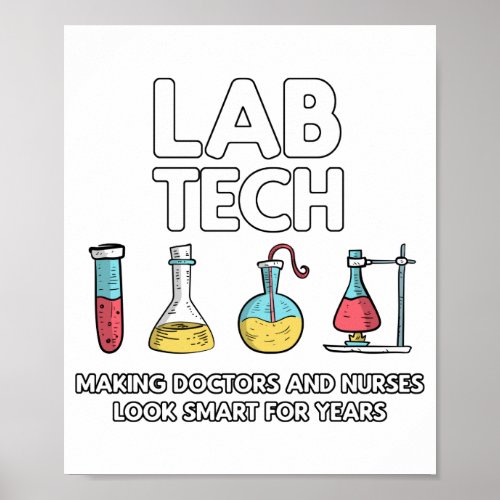 Lab Tech Laboratory Poster