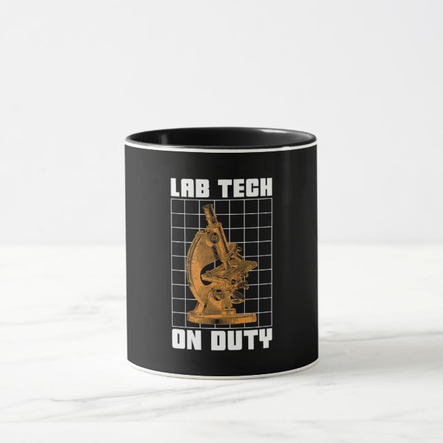 Lab Tech On Duty Chemist Laboratory Technician Mug (Center)