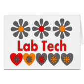 Lab Tech RETRO flowers (Front Horizontal)