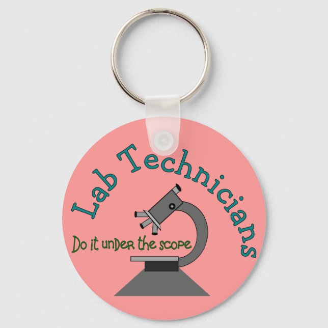 Lab Technician Keychain (Front)