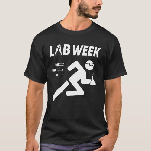 Lab Week 2022 Run For Medical Laboratory Tech Med T_Shirt