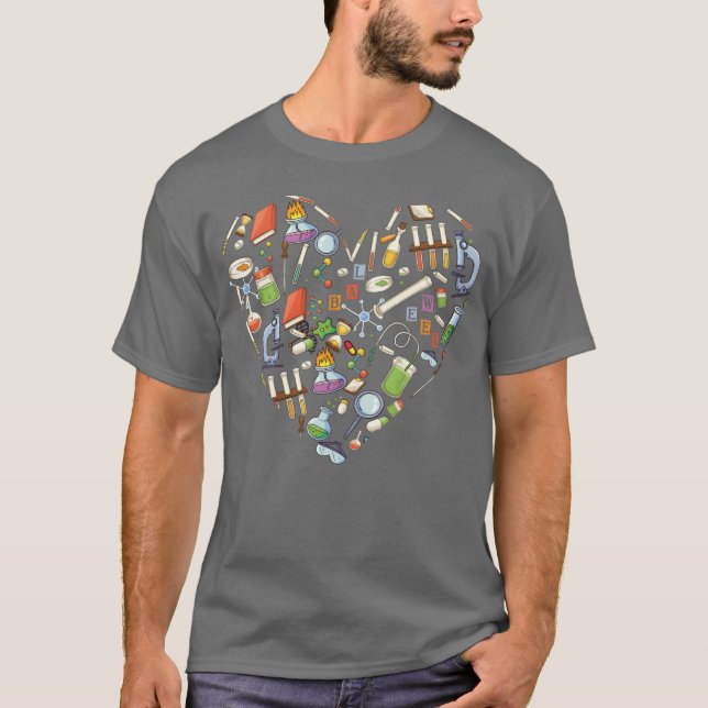 Lab Week 2023 Laboratoryech Heart Funny Loveec gir T-Shirt (Front)