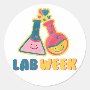 Lab Week 2024 Medical Lab Tech Classic Round Sticker