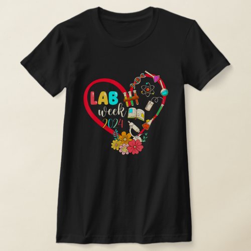 Lab Week 2024 Retro Medical Laboratory Tech T_Shirt