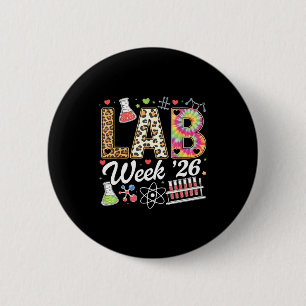 Lab week 2026 laboratory tech leopard medicalLab w Button
