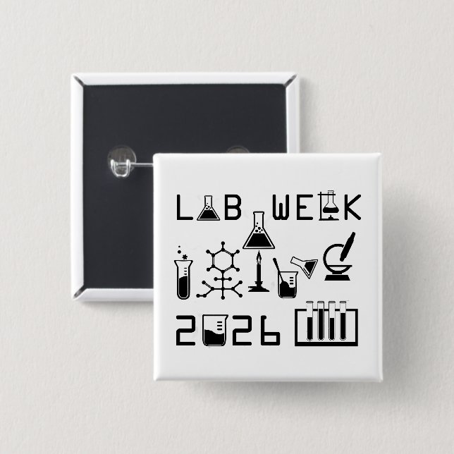 Lab Week 2026 Medical Laboratory Professionals Button (Front & Back)
