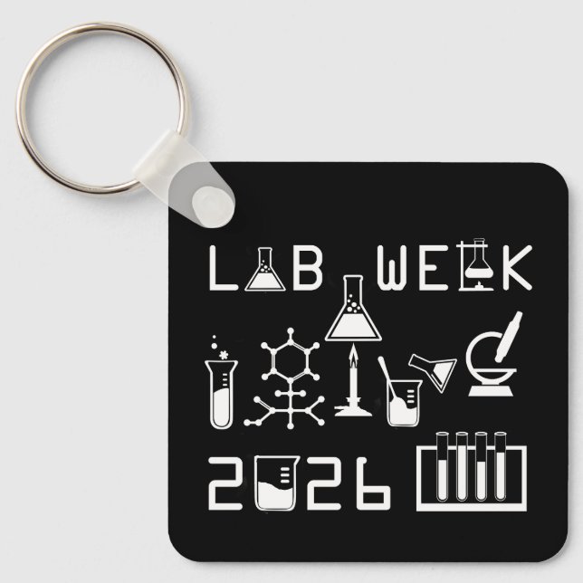 Lab Week 2026 Medical Laboratory Professionals Keychain (Front)