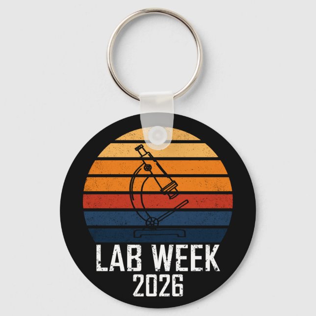 Lab Week 2026 Medical Laboratory Professionals Keychain (Front)
