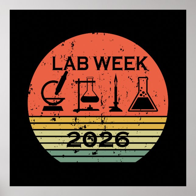 Lab Week 2026 Medical Laboratory Professionals Poster (Front)