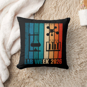 Lab Week 2026 Medical Laboratory Professionals Throw Pillow