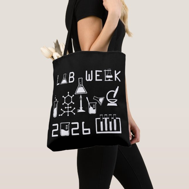 Lab Week 2026 Medical Laboratory Professionals Tote Bag (Close Up)