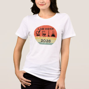 Lab Week 2026 Medical Laboratory Professionals Tri-Blend Shirt