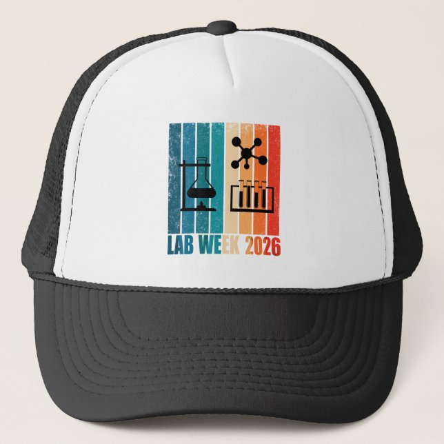 Lab Week 2026 Medical Laboratory Professionals Trucker Hat (Front)