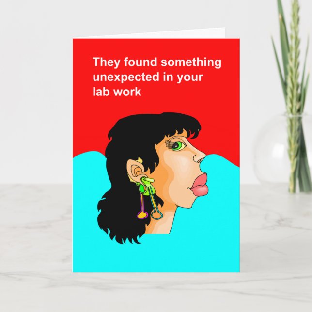lab work surprise card (Front)