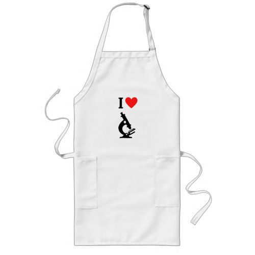 Lab workers and students long apron