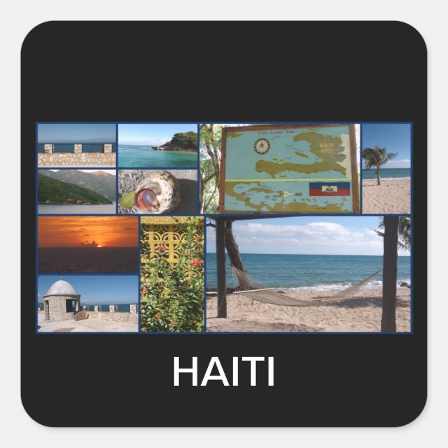 Labadee, Haiti Square Sticker (Front)