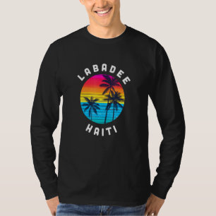 Labadee Haiti Vacation Souvenir Sunset Beach T-Shirt