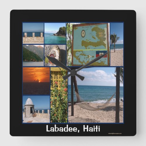 Labadee Haiti wall clock