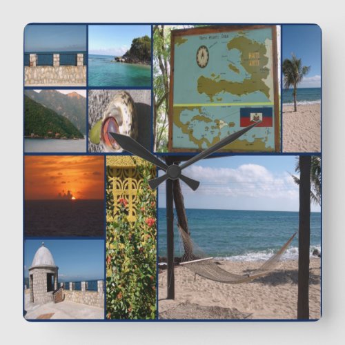 Labadee Haiti wall clock