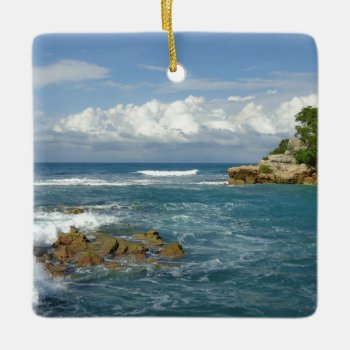 Labadie Seascape Custom Dated Ceramic Ornament by h2oWater at Zazzle