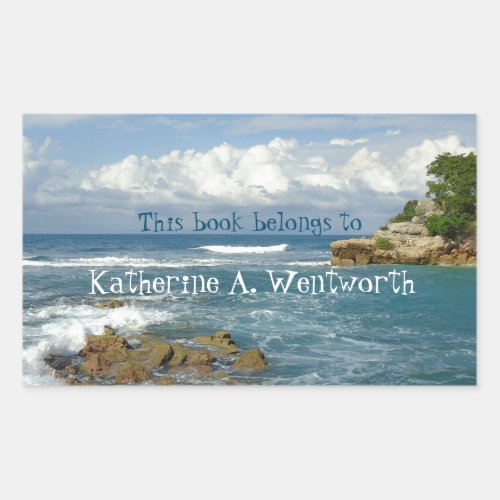 Labadie Seascape Personalized Bookplate