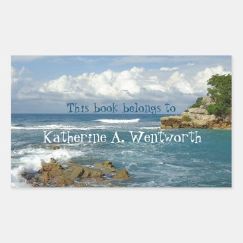 Labadie Seascape Personalized Bookplate by h2oWater at Zazzle
