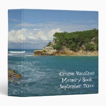 Labadie Seascape Vacation Memory Book 3 Ring Binder by h2oWater at Zazzle