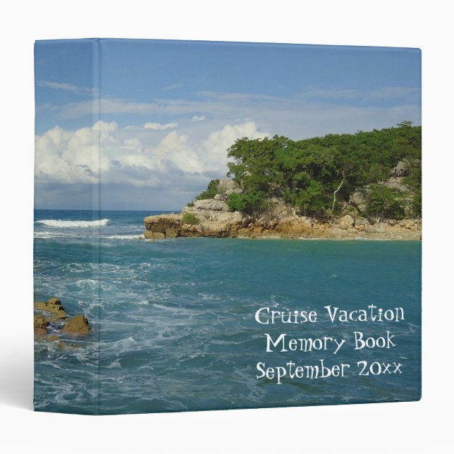 Labadie Seascape Vacation Memory Book 3 Ring Binder (Front/Spine)