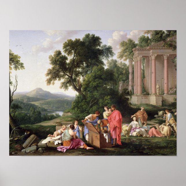 Laban Searching for the Idols, 1647 Poster (Front)