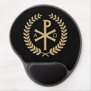 Labarum - Chi Rho - Roman Imperial Standard Gel Mouse Pad
