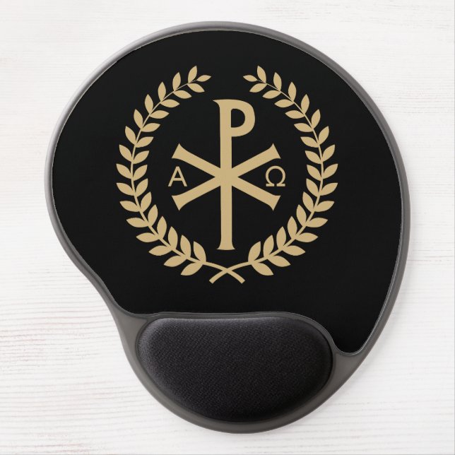 Labarum - Chi Rho - Roman Imperial Standard Gel Mouse Pad (Front)