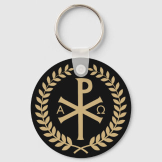 Labarum - Chi Rho - Roman Imperial Standard Keychain