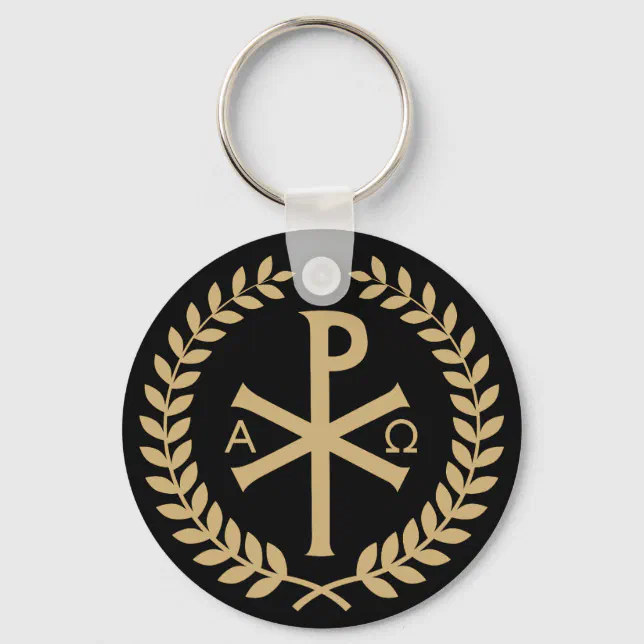 Labarum - Chi Rho - Roman Imperial Standard Keychain | Zazzle