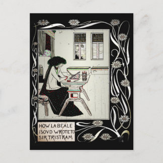 LaBeale Writes Sir Tristam Postcard
