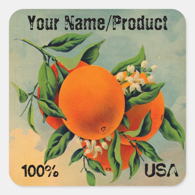 Label 2 Oranges (Front)