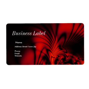 Label Address Business Abstract Red Black