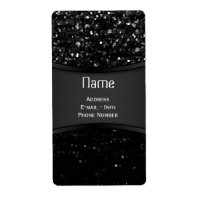 Label Crystal Bling Strass