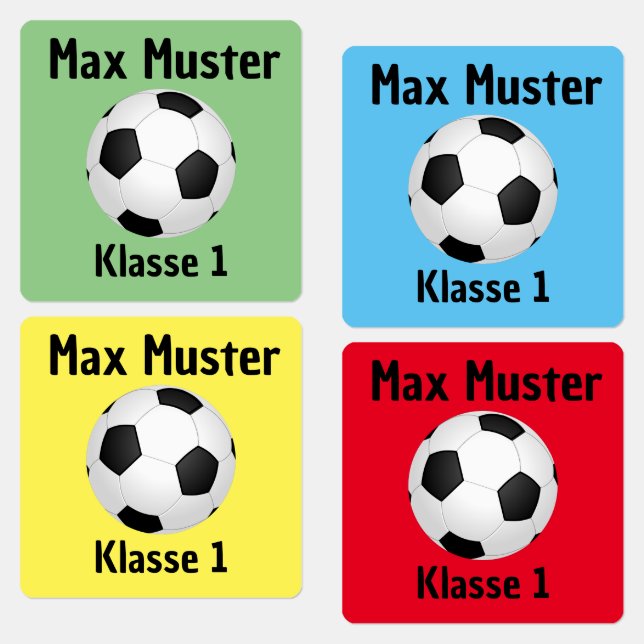 Label - Football | waterproof (Group)