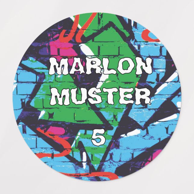 Label - Graffiti 2 | waterproof (Design 1)