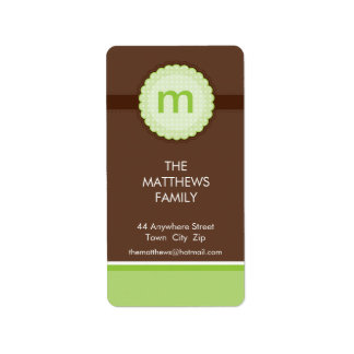 LABEL :: monogram2 2P