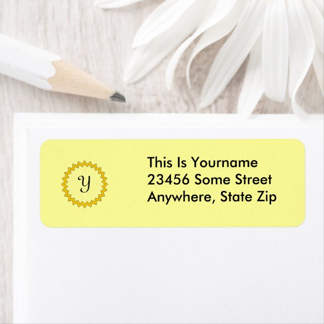 Label - return - Monogram (Insitu)