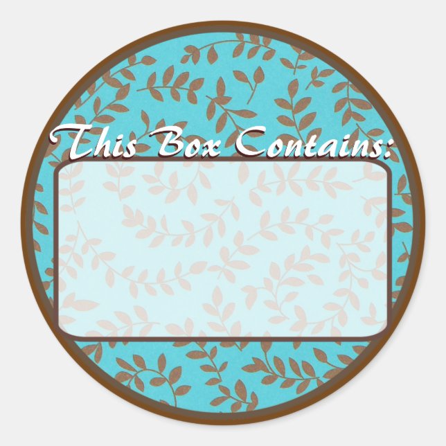 Label Sticker (Front)