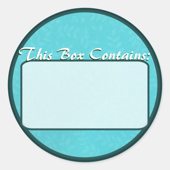 Label Stickers (Front)