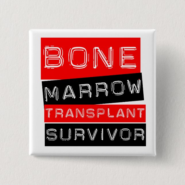Label Style - Bone Marrow Transplant Survivor Button (Front)