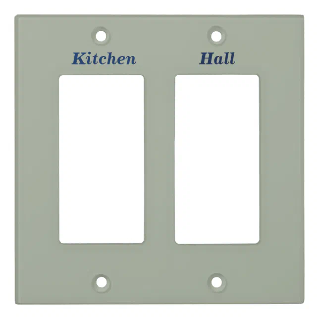 Labeled Light Switch Cover - Rectangle | Zazzle