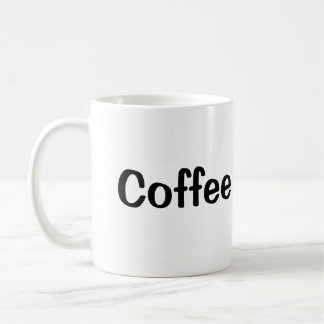 Labeled Tea Coffee Mug