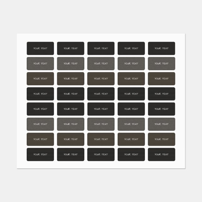 Labels - black modern background (Sheet)