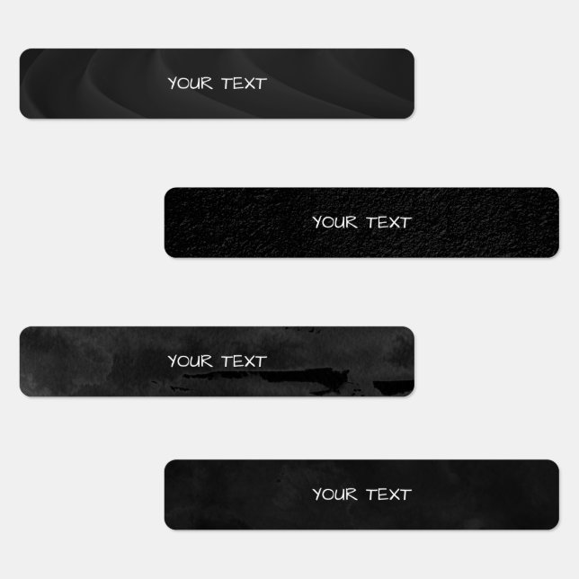 Labels - black modern background (Group)